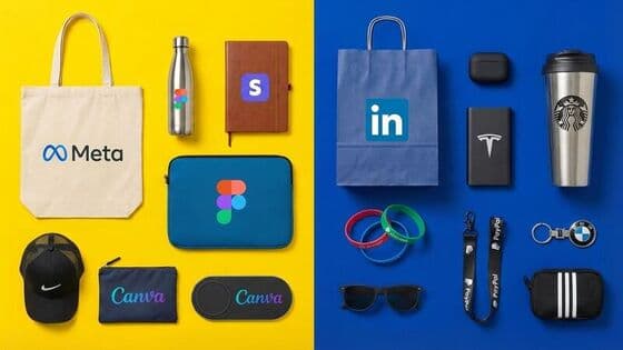 Premium branded gifts with tumblers pouches and keychains